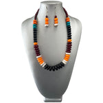Women's Necklace Tribal Colors