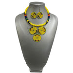Women's 3 Circle Beaded Necklace Set