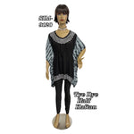 Women's Crinkle Rayon Drawstring Half Kaftan -- SIM-9120