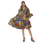 Women's Wide Short Jacket with Ruffle Sleeves -- FI-3133