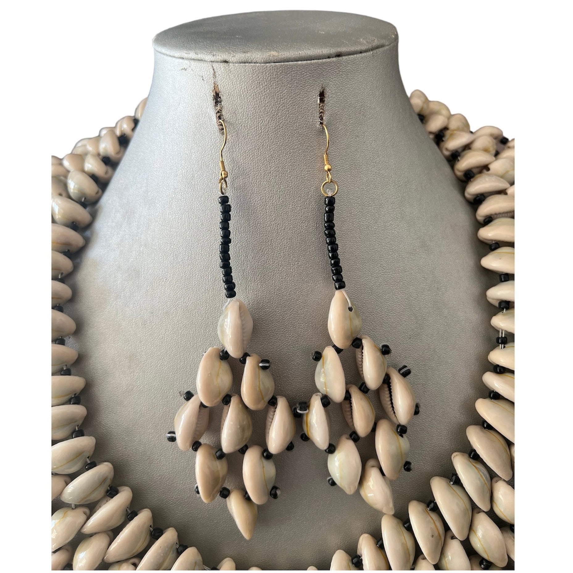 Women's Cowrie Shell Star Shaped Necklace Set -- Jewelry 54