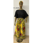 African Women's Dashiki High Waist Pants - FI-D50D