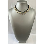 African Single Line Cowrie Shell Necklace -- SET OF DOZEN ONLY