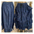 Women's Denim Ruffle Front Skirt with Drawstring -- FI-4098
