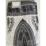 Women's Dashiki Sleeveless Tunic Pant Set with Detachable Hoodie - FI-D3053
