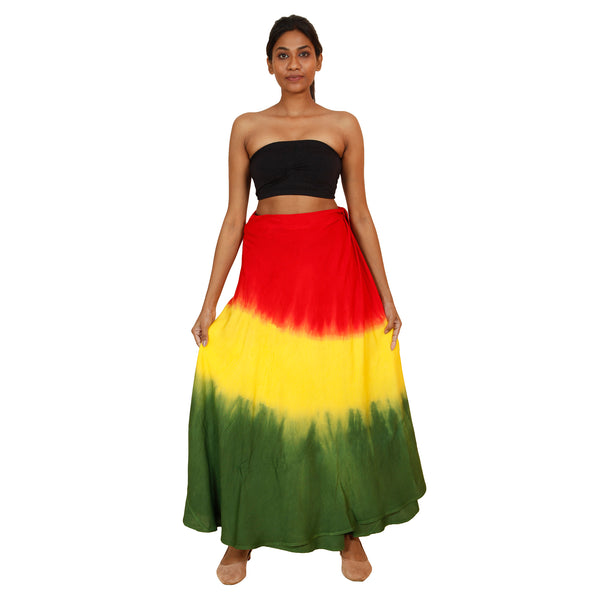 Jamaican shop wrap skirt