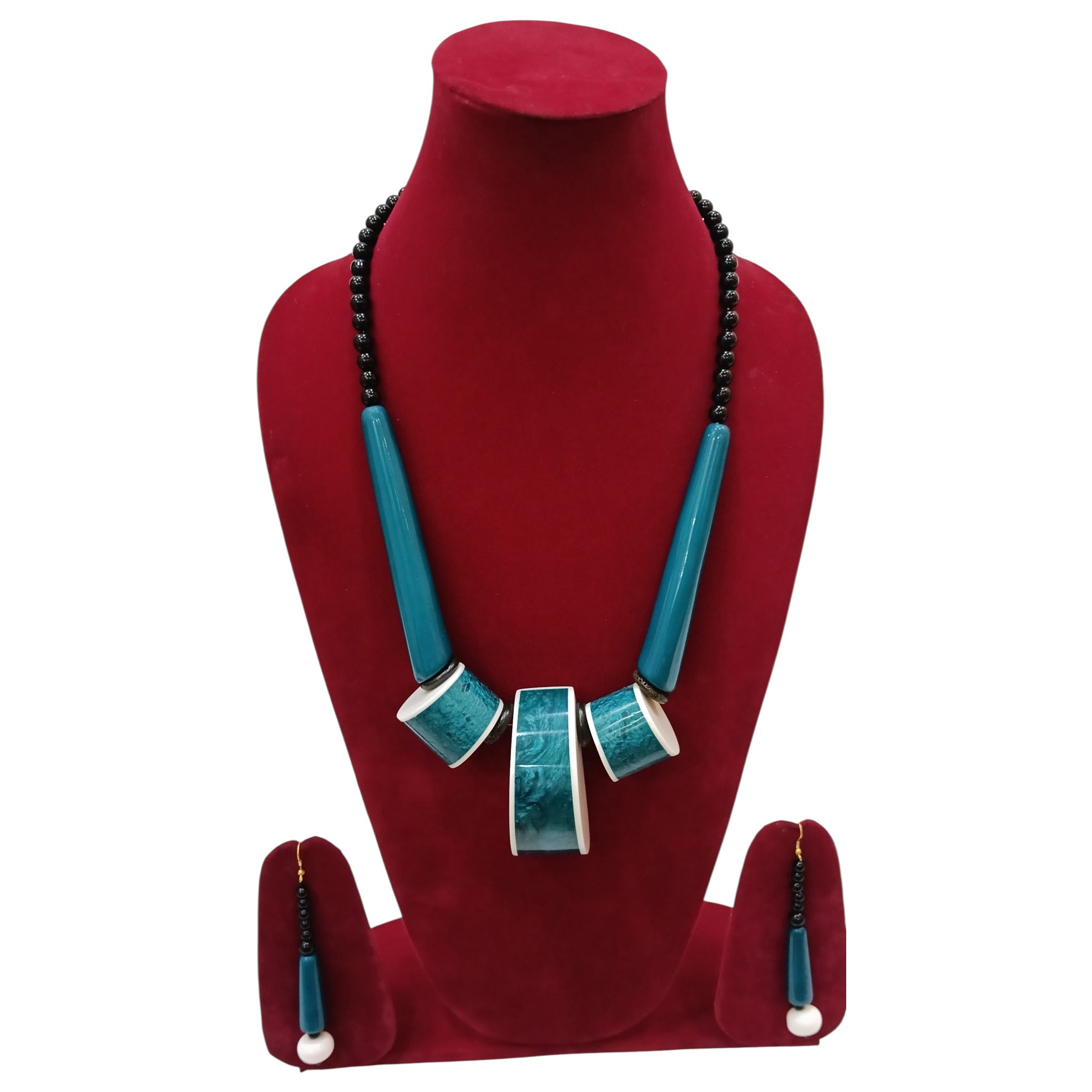 Colorful Wooden Toggle Necklace