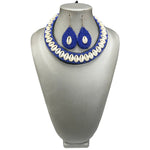 Women's Cowrie Shell Choker Beaded Necklace Set -- Jewelry 48