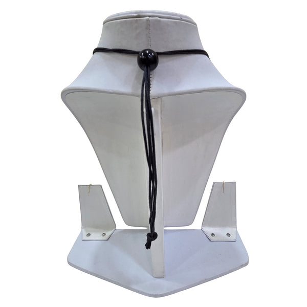 Bold Horn Material Necklace Set