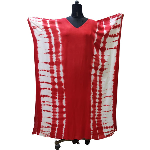 Women's Tie Dye Solid Kaftan -- 502