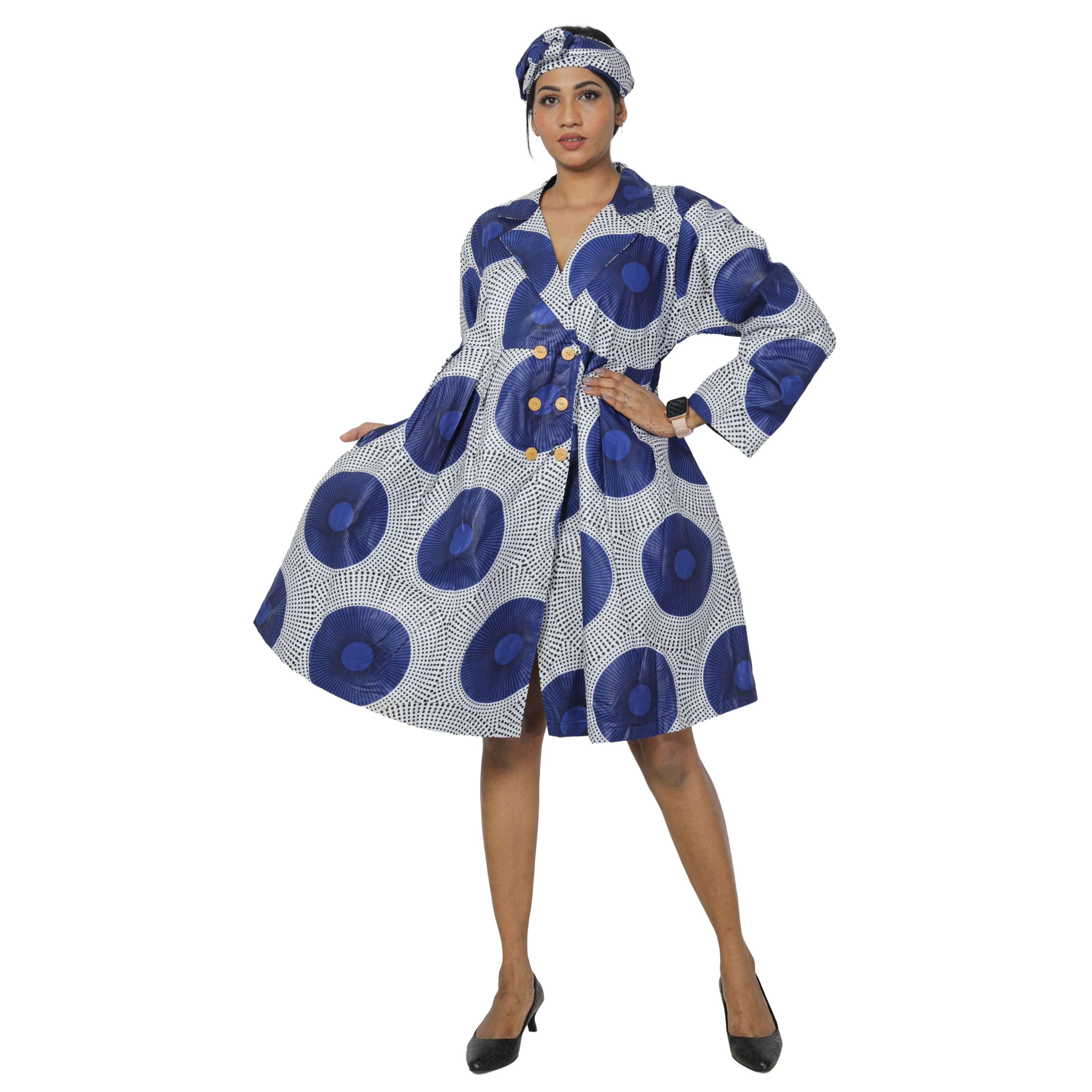 Women's Tailored Button Jacket -- FI-3097