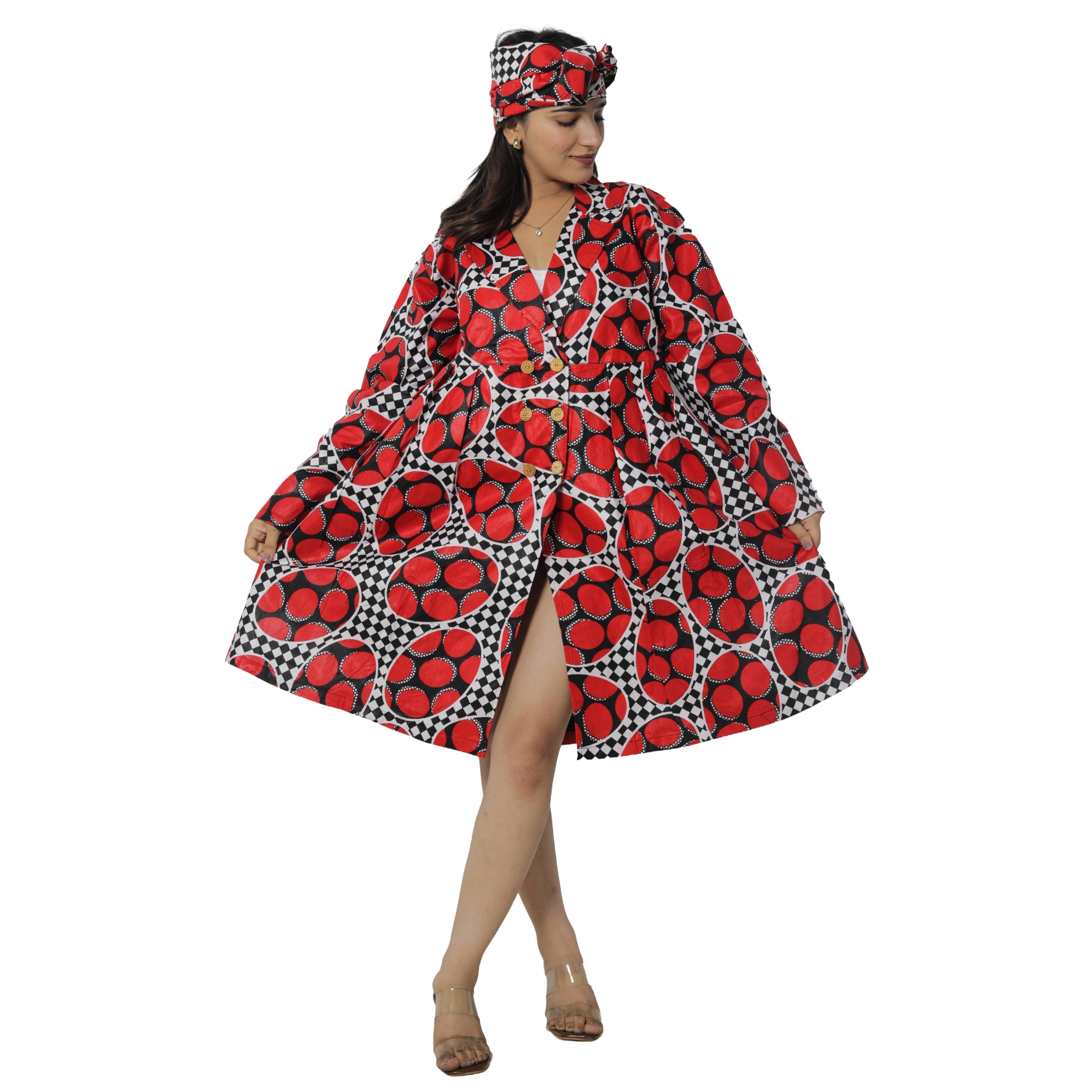 Women's Tailored Button Jacket -- FI-3097