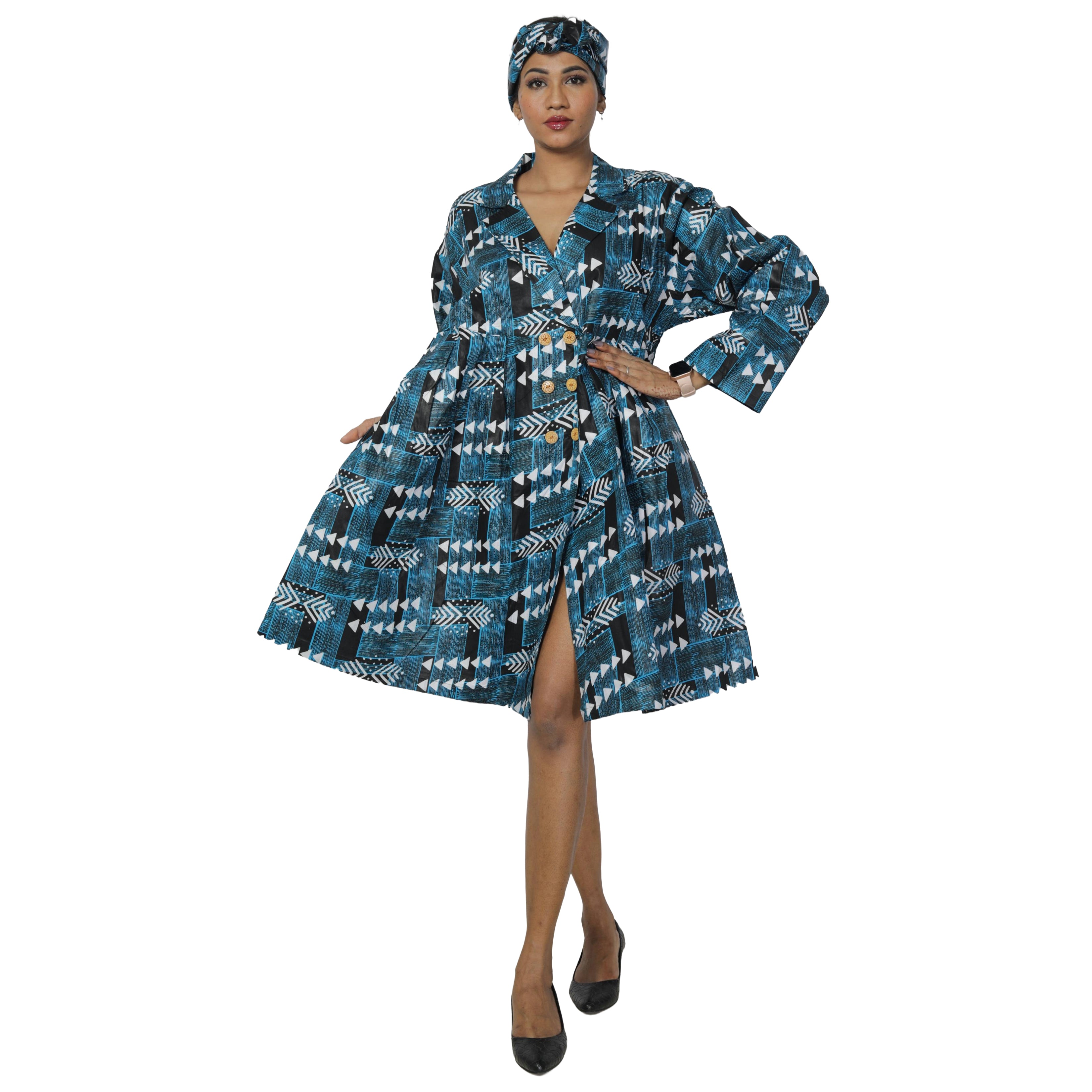 Women's Tailored Button Jacket -- FI-3097