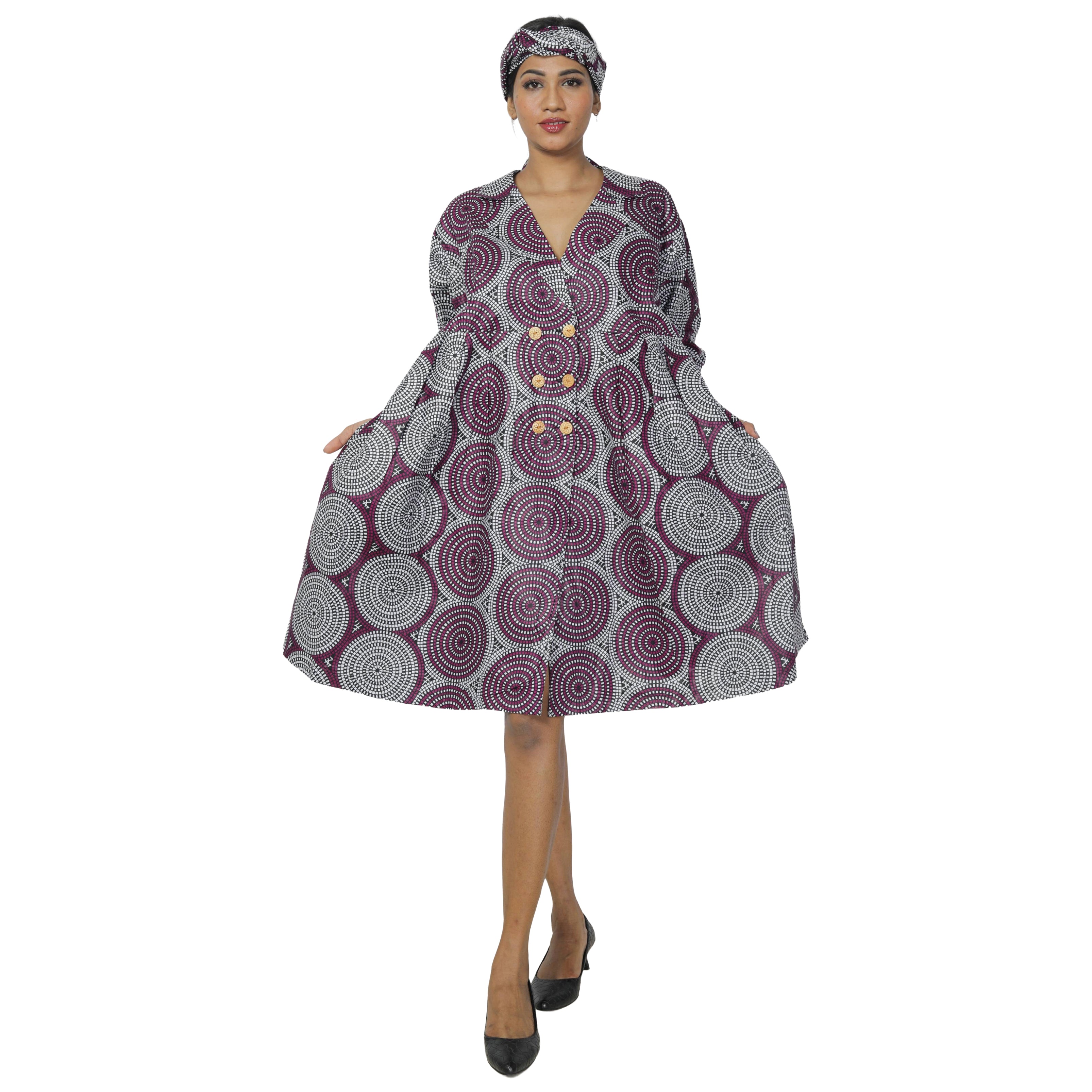 Women's Tailored Button Jacket -- FI-3097