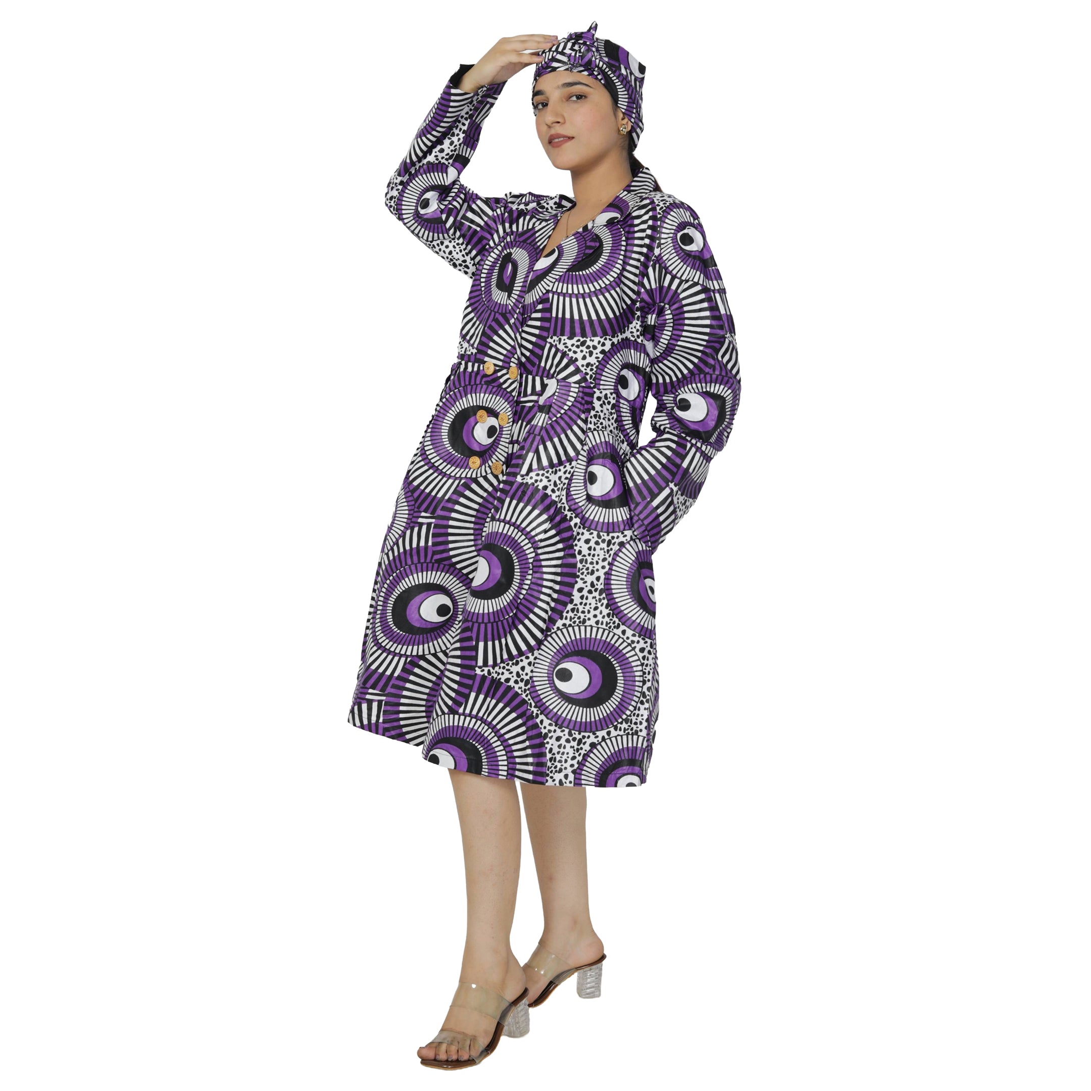 Women's Tailored Button Jacket -- FI-3097