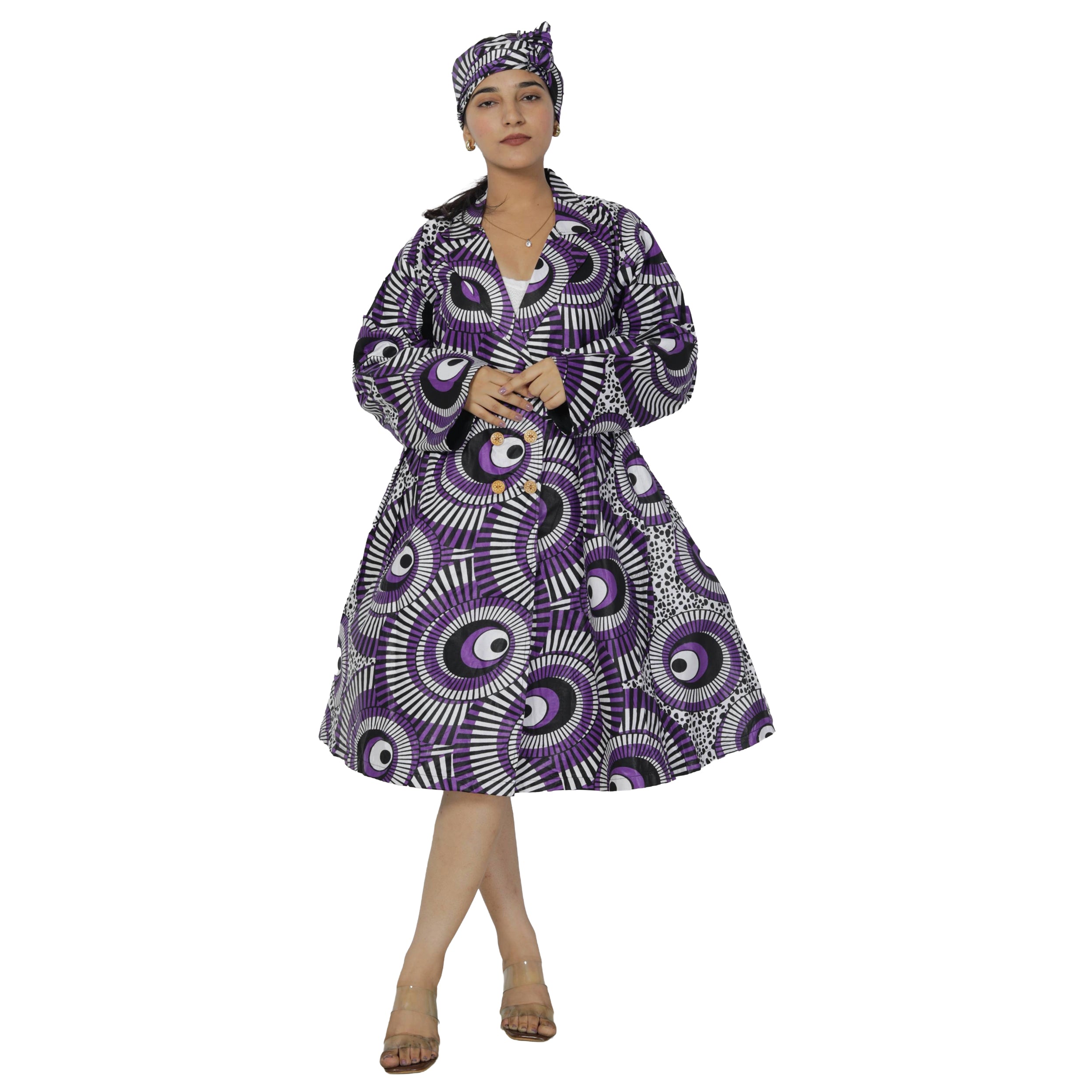 Women's Tailored Button Jacket -- FI-3097