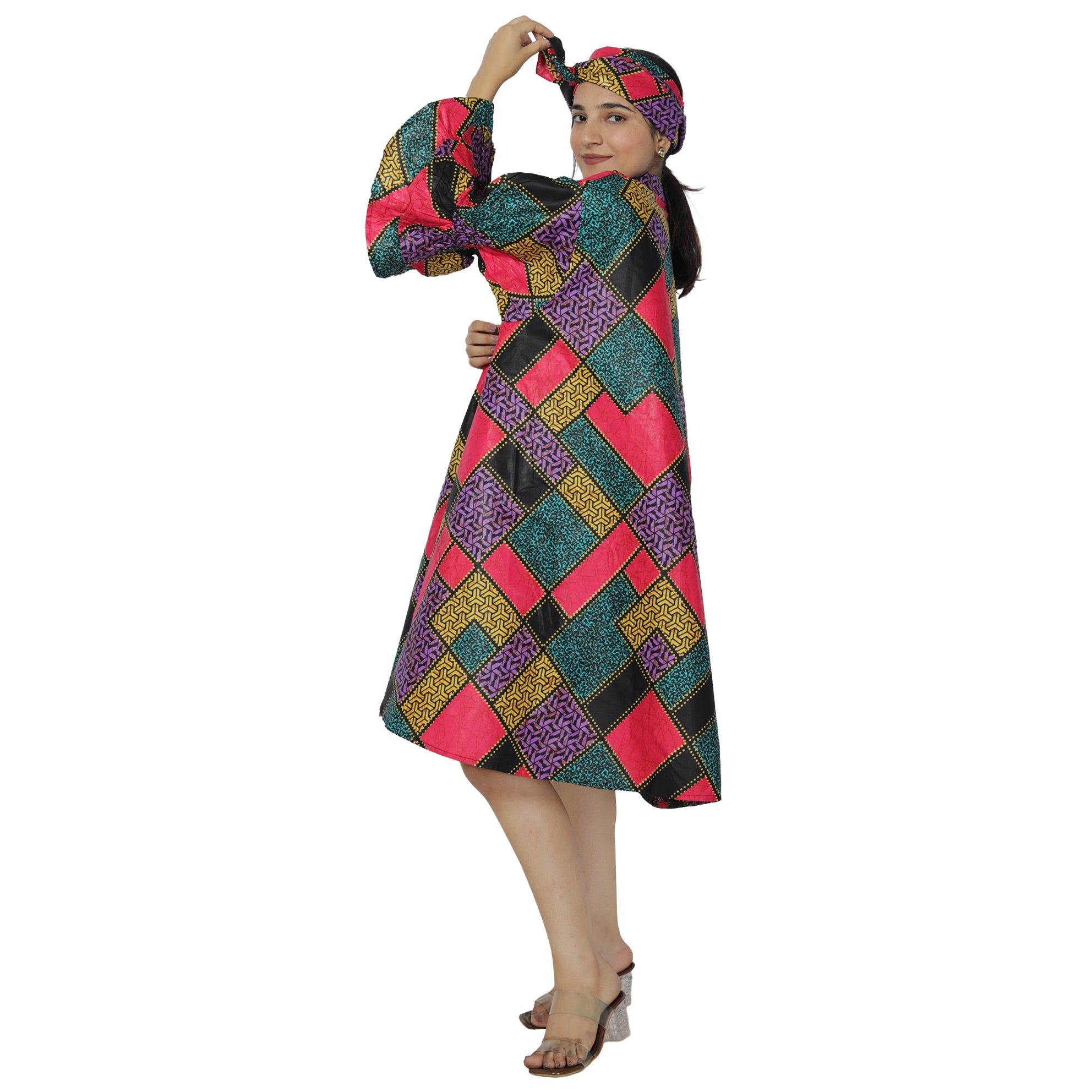 Women's Wide Short Jacket with Ruffle Sleeves -- FI-3133