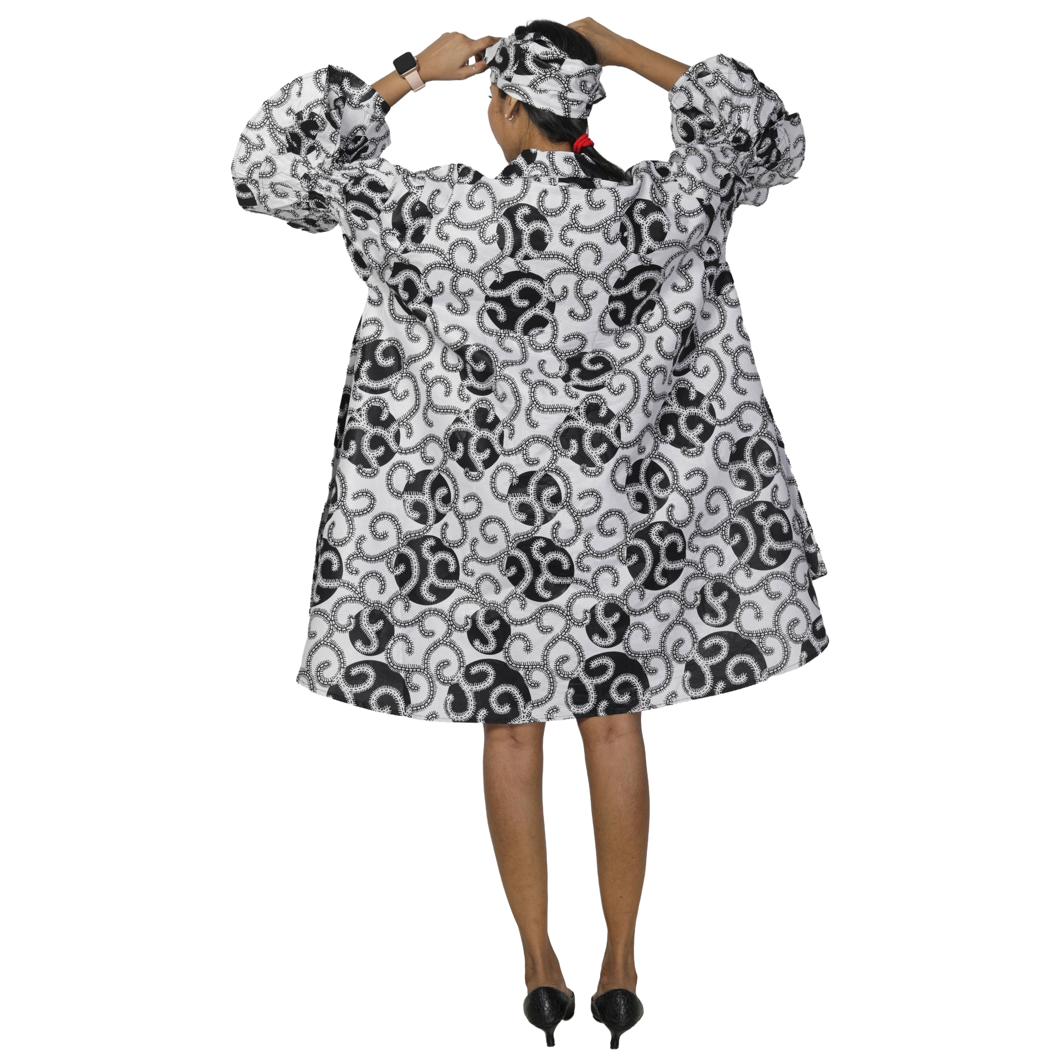 Women's Wide Short Jacket with Ruffle Sleeves -- FI-3133