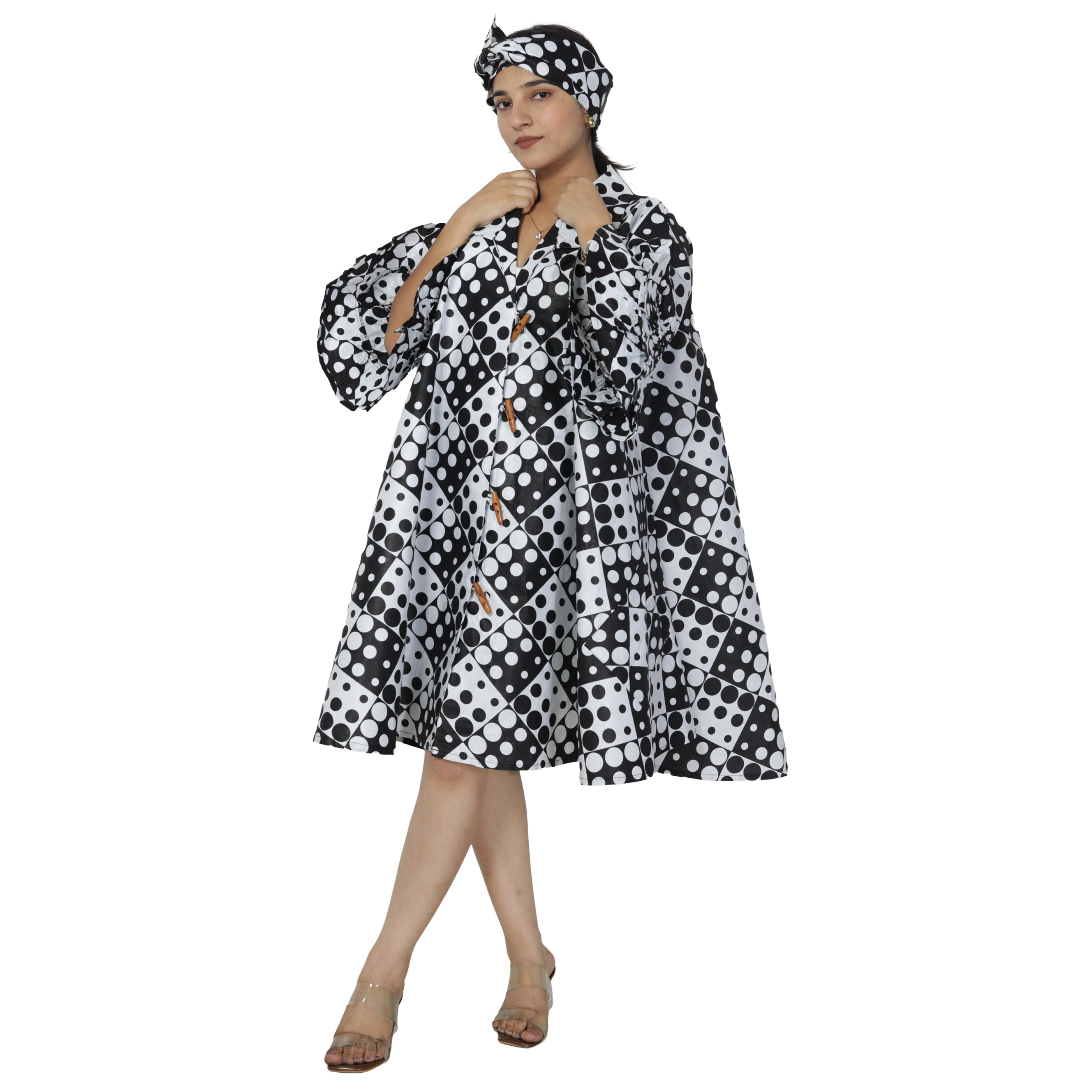 Women's Wide Short Jacket with Ruffle Sleeves -- FI-3133