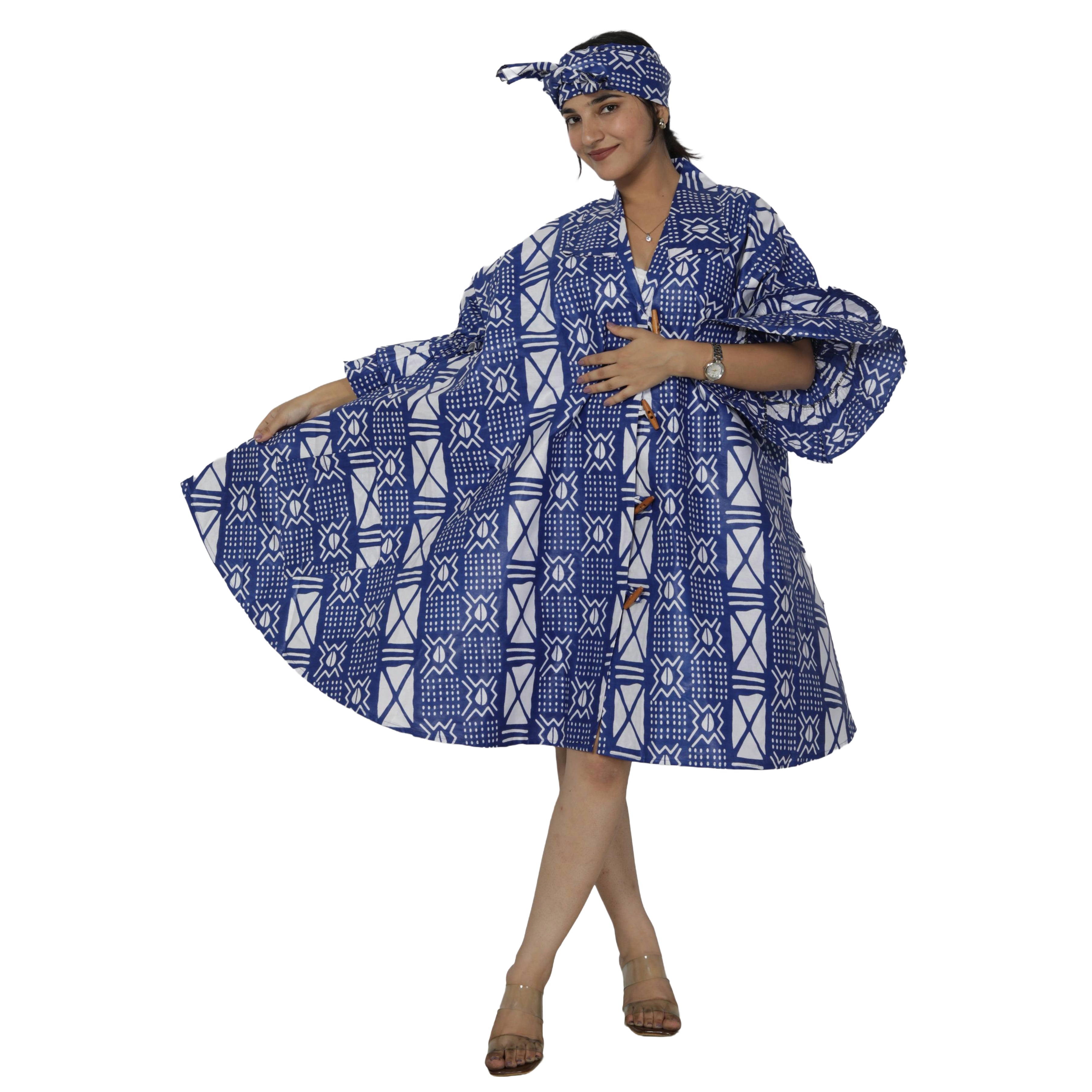 Women's Wide Short Jacket with Ruffle Sleeves -- FI-3133