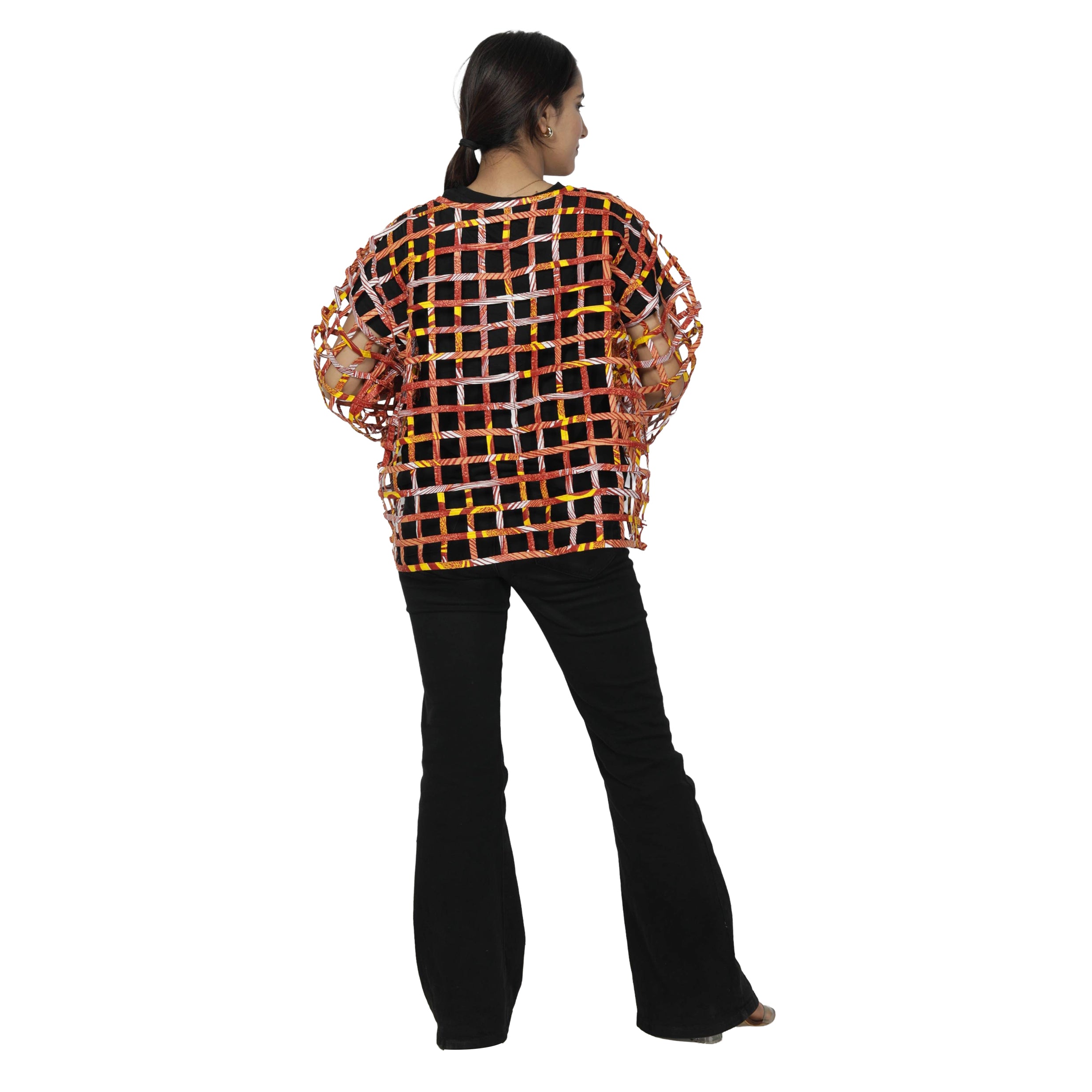 Women's Short Cage Jacket with Buttons -- FI-ST131