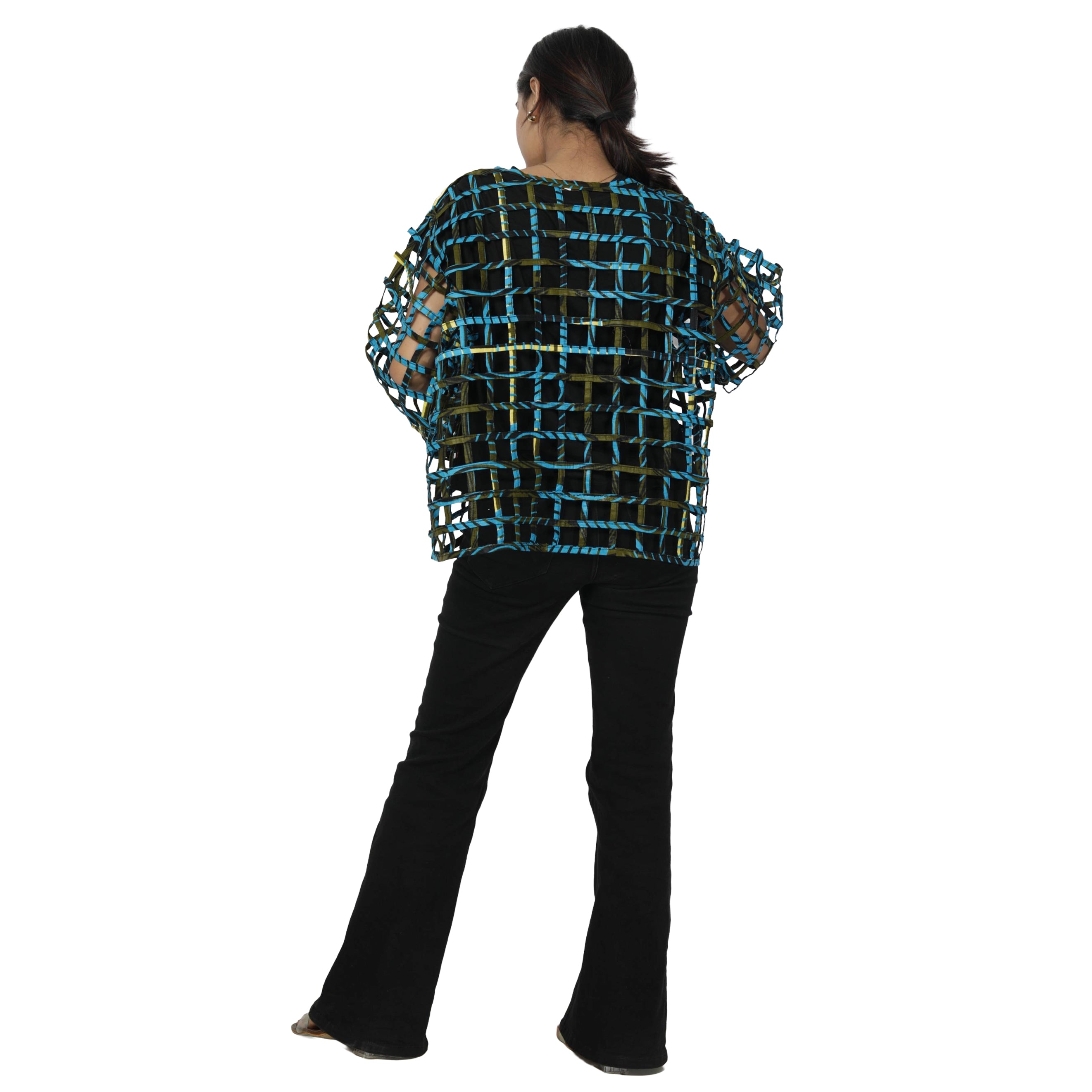 Women's Short Cage Jacket with Buttons -- FI-ST131