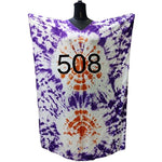 Women's Circle Tie Dye Kaftan -- Purple/Orange -- 508