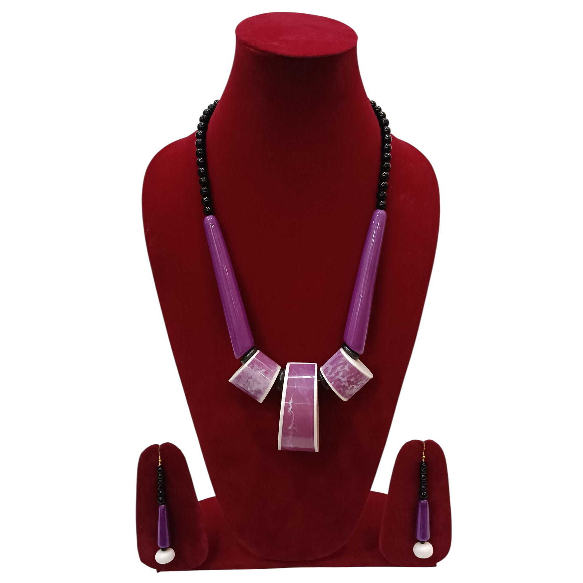 Colorful Wooden Toggle Necklace