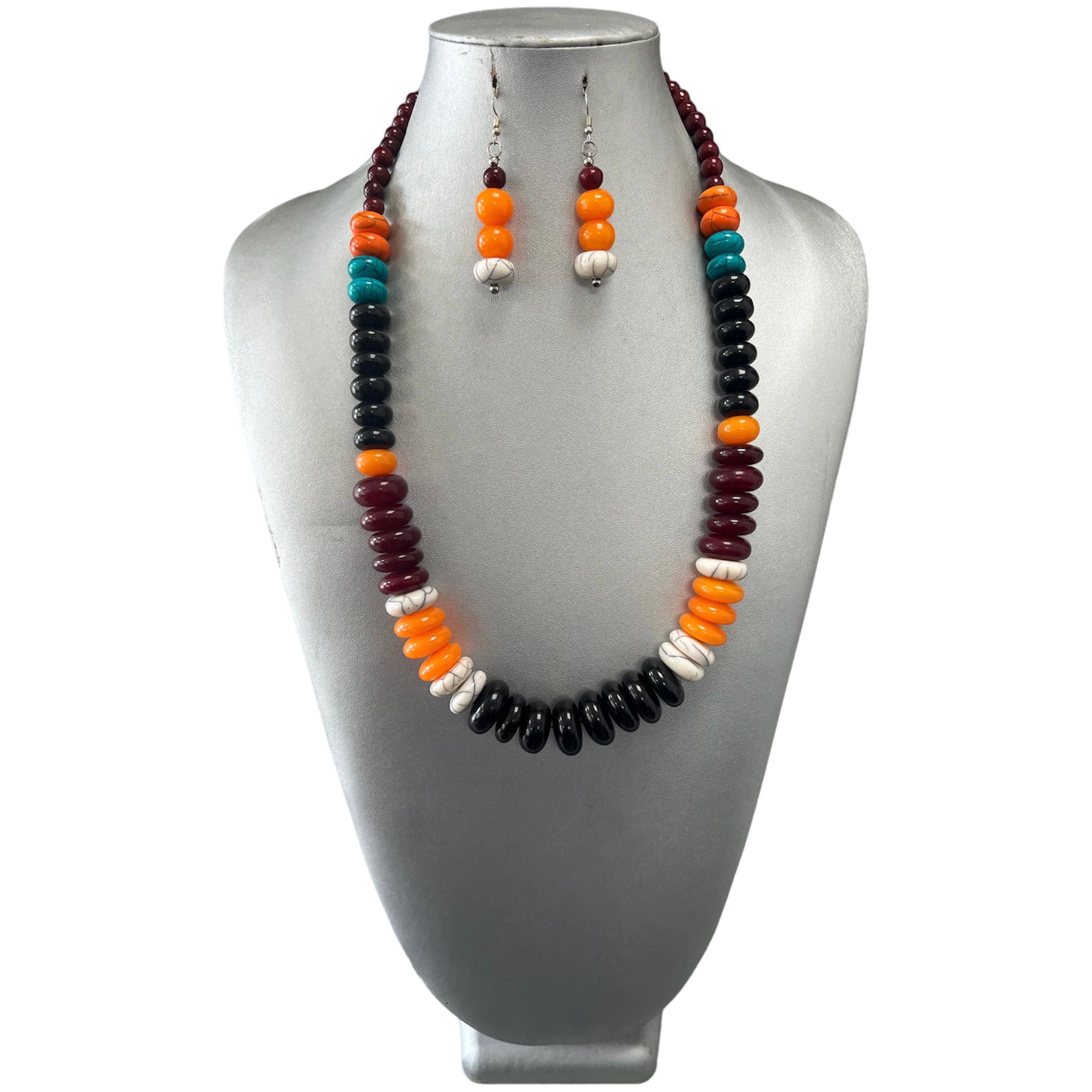 Women's Necklace Tribal Colors