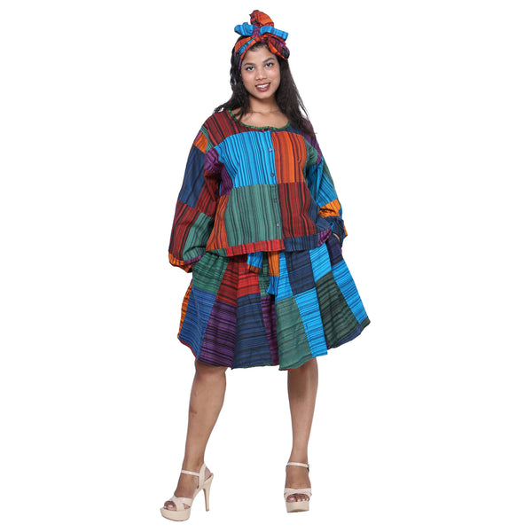 Women's Top and Mini Skirt Set -- FI-5552 and FI-5554
