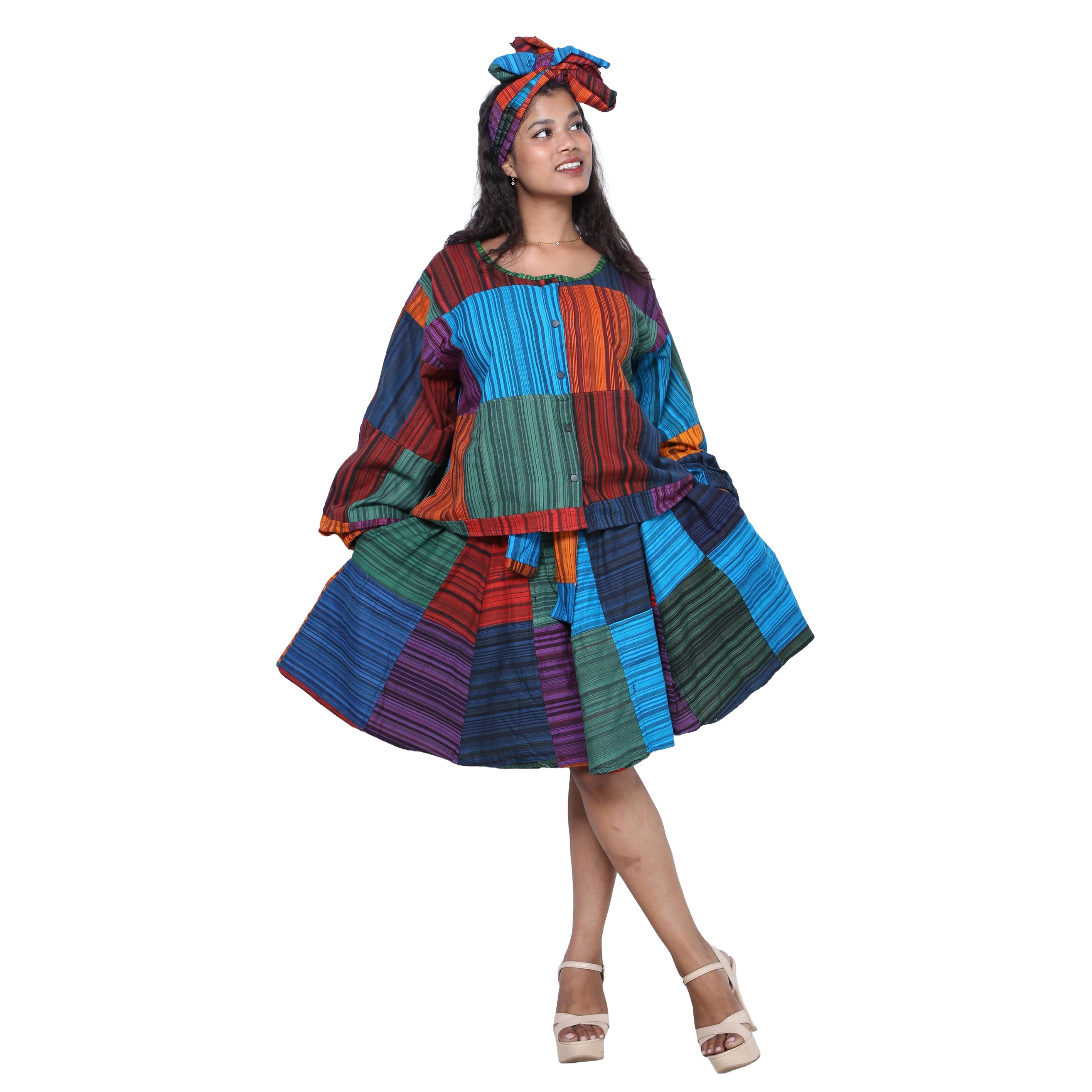 Women's Top and Mini Skirt Set -- FI-5552 and FI-5554