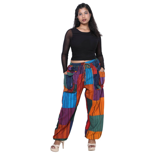 Women's Drawstring Pants with Pockets -- FI-5551