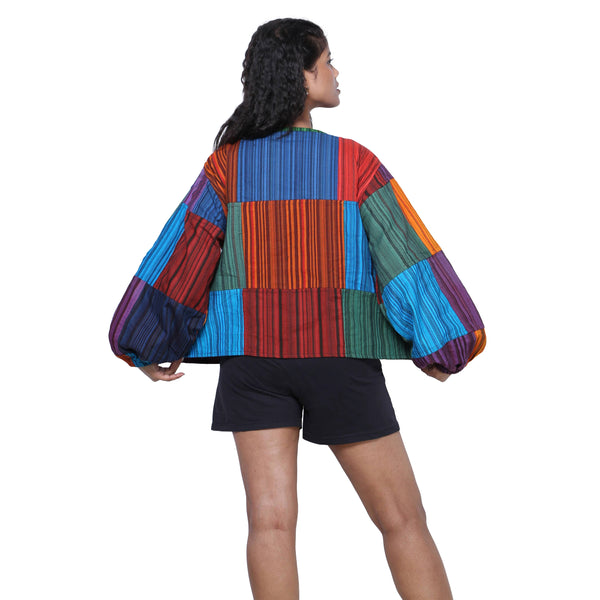 Women's Long Sleeve Top with Buttons -- FI-5554