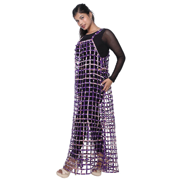 Women's Sleeveless Cage Maxi Dress -- FI-ST136