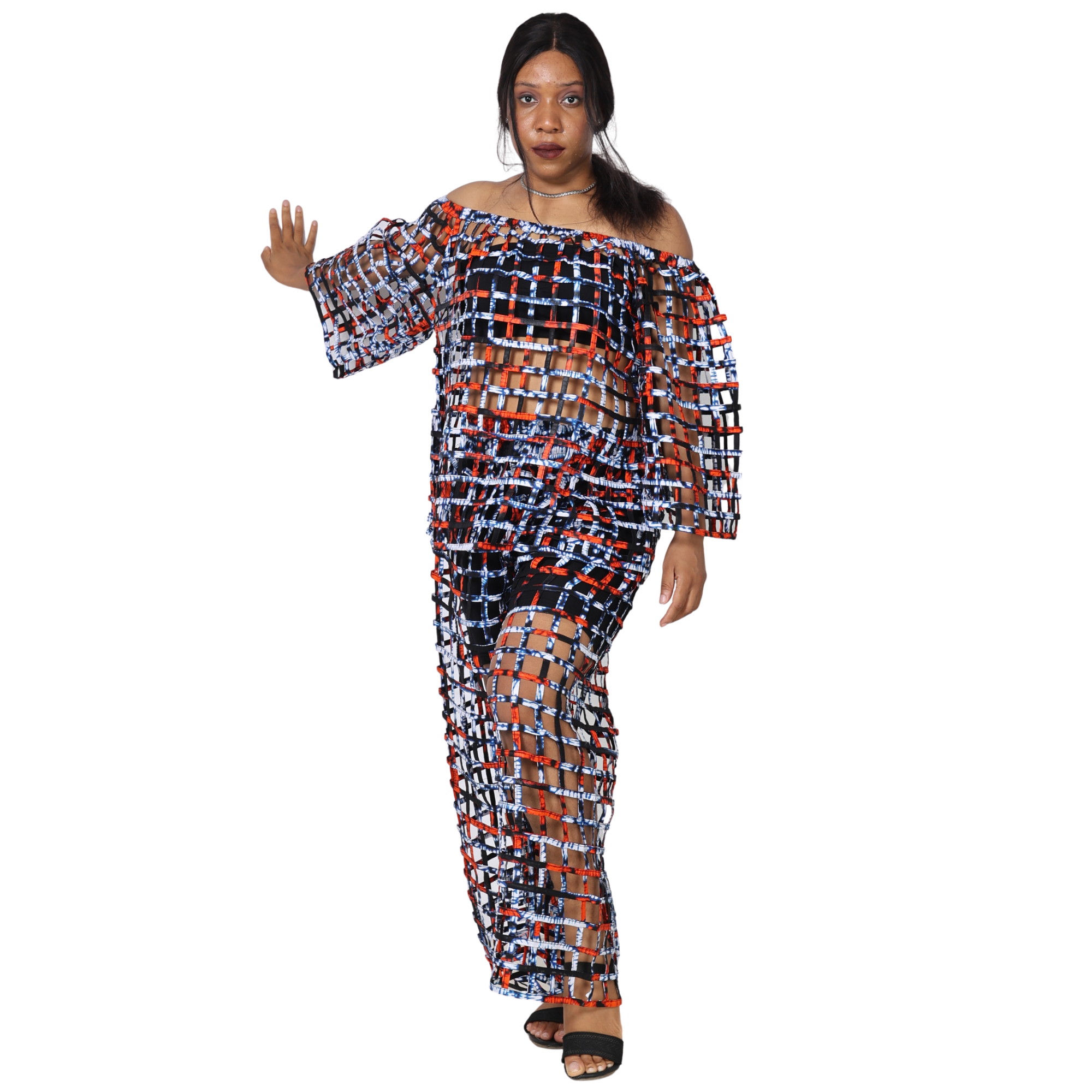Cage Off Shoulder 2 Pc Set -- ST106-ST107