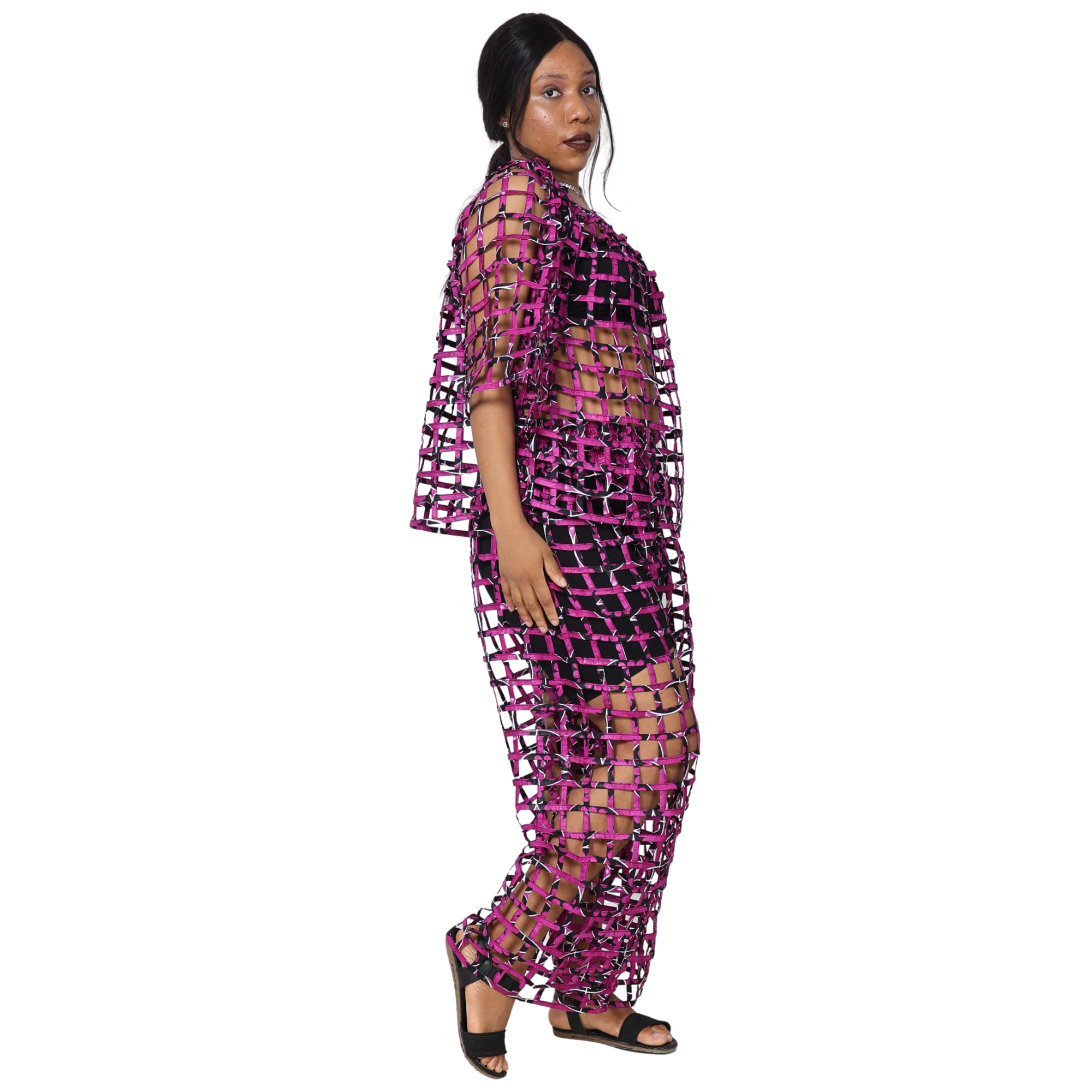 Cage Off Shoulder 2 Pc Set -- ST106-ST107
