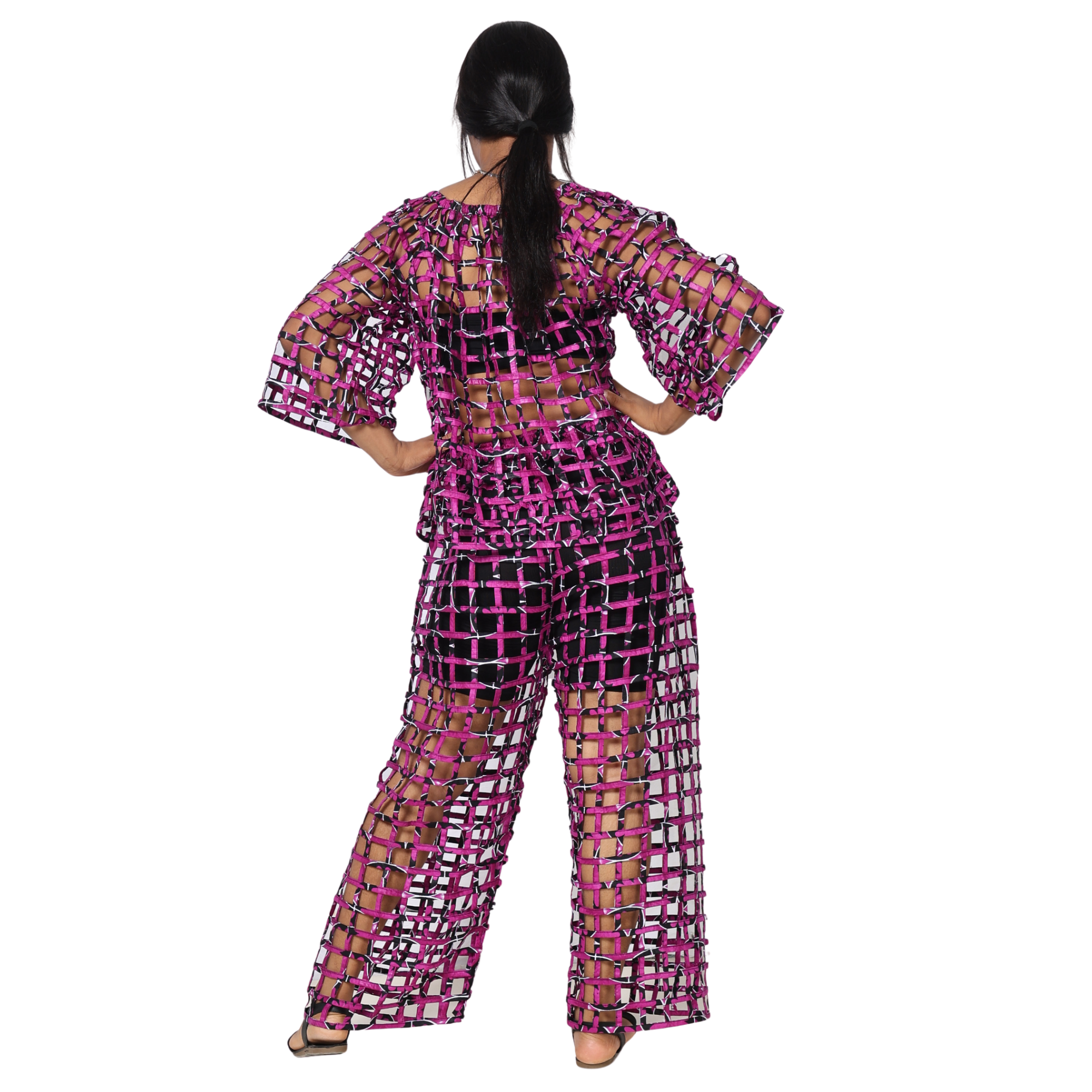 Cage Off Shoulder 2 Pc Set -- ST106-ST107
