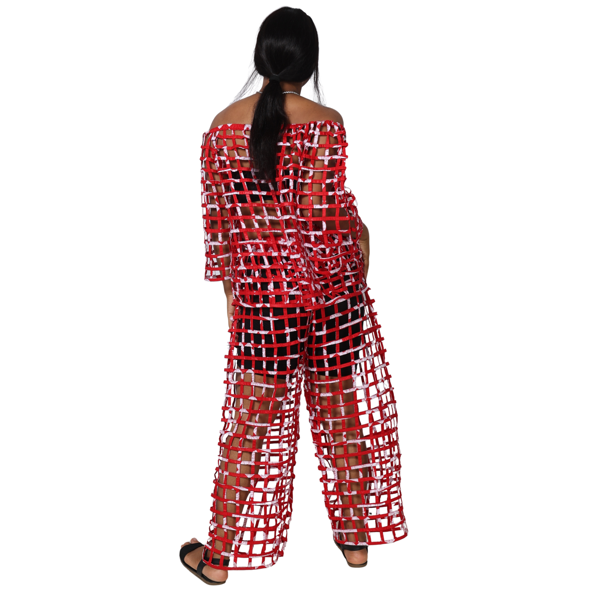 Cage Off Shoulder 2 Pc Set -- ST106-ST107