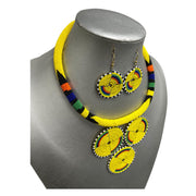 Women's 3 Circle Beaded Necklace Set