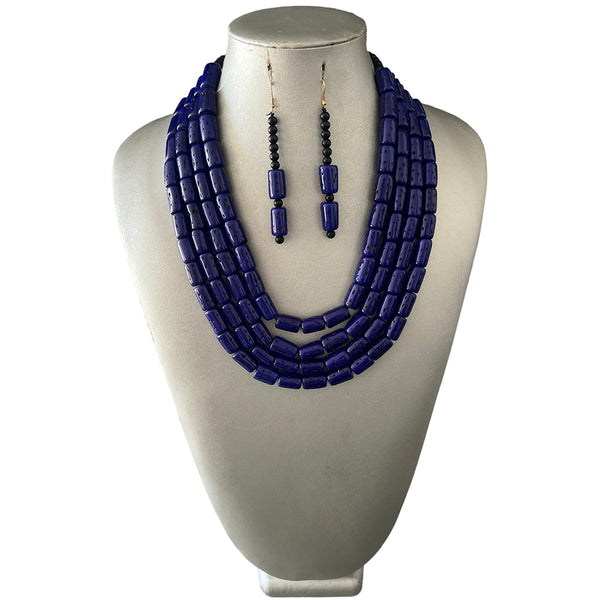 AVfashion india Navy Blue Crystal Opaque Stone Beads Necklace 1 Layer for  Women and Girl Fashion Jewellery Stone Necklace Price in India - Buy  AVfashion india Navy Blue Crystal Opaque Stone Beads