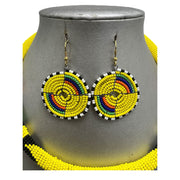 Women's 3 Circle Beaded Necklace Set