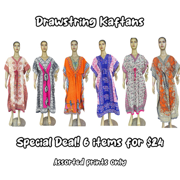 Drawstring Kaftans -- SPECIAL DEAL!