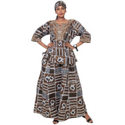 Women's Heavy Embroidery Skirt Set -- FI-4016