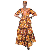 Women's Heavy Embroidery Skirt Set -- FI-4016