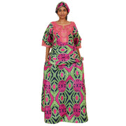 Women's Heavy Embroidery Skirt Set -- FI-4016