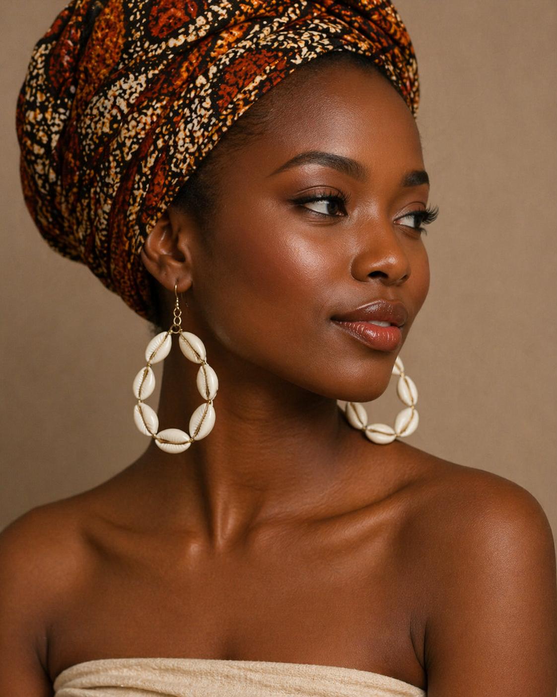 Women’s Cowrie Shell Earrings — by the DOZEN