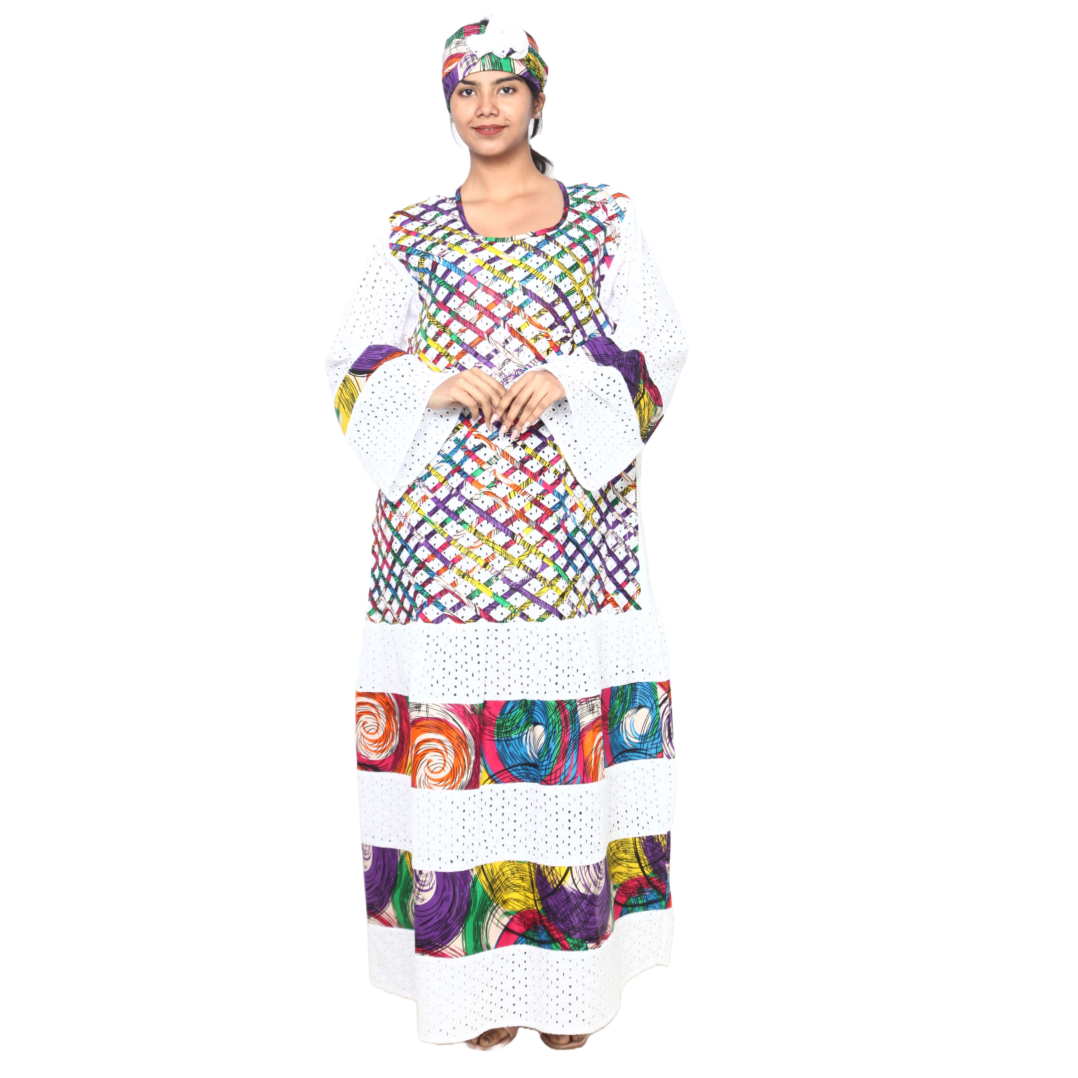 white lace african dress Ethnic African White Lace Dress for Women Long Sleeve Polyester Summer Clothing from Dhgate Ethnic Clothing