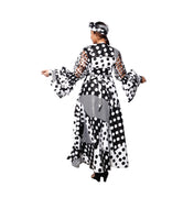 Women's Cage Sleeve Maxi Wrap Dress -- FI-ST71 FS