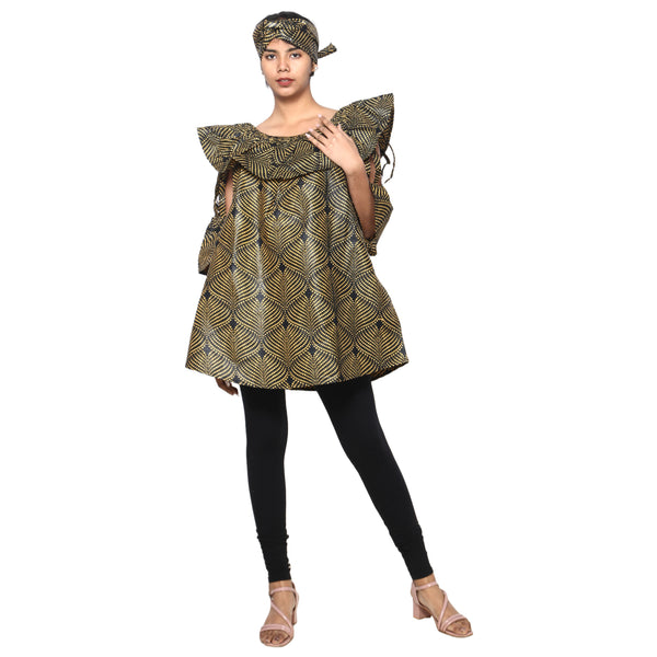 Women's Ruffle Neck Tunic -- FI-21