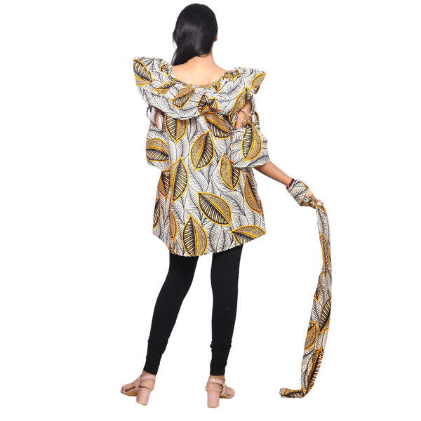 Women's Ruffle Neck Tunic -- FI-21